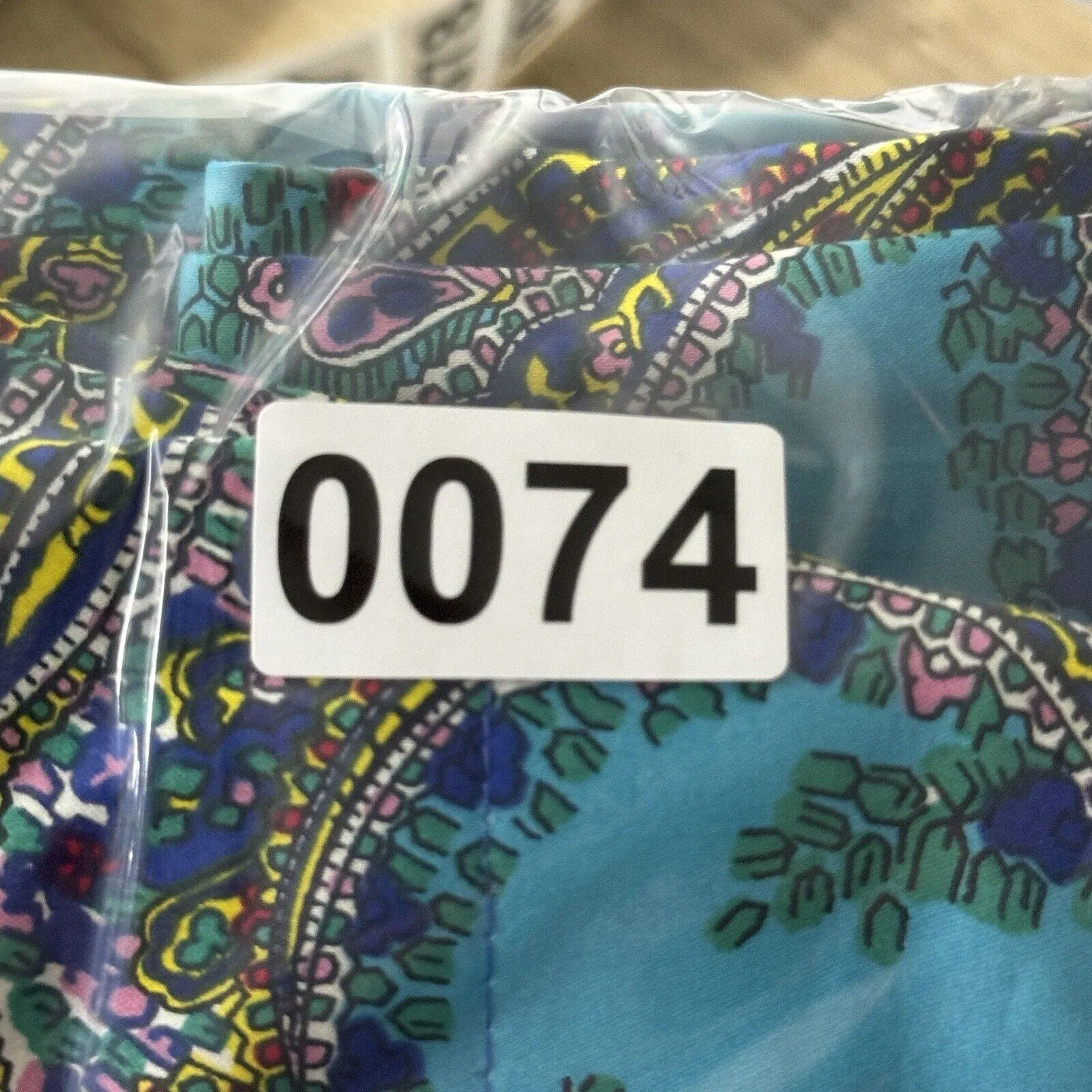 Talbots Signature Crop Pants Womens 6 Blue Paisley Cotton Stretch Preppy‎ Office - Image 9