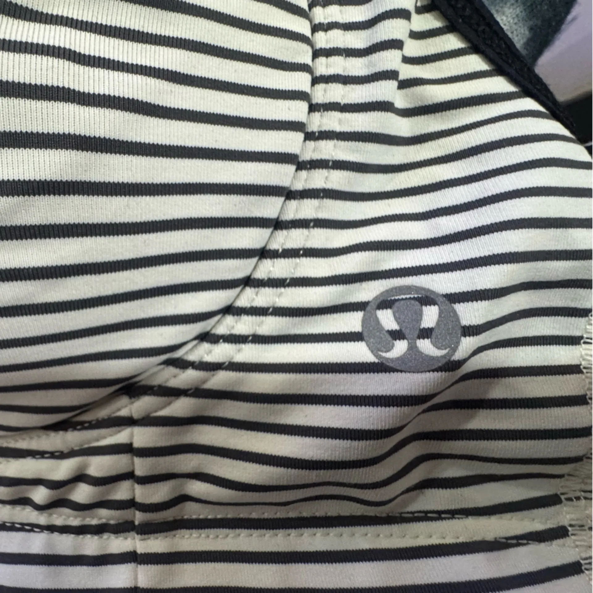 Lululemon Athletica Black and White Sports Bra Intimates - Image 5