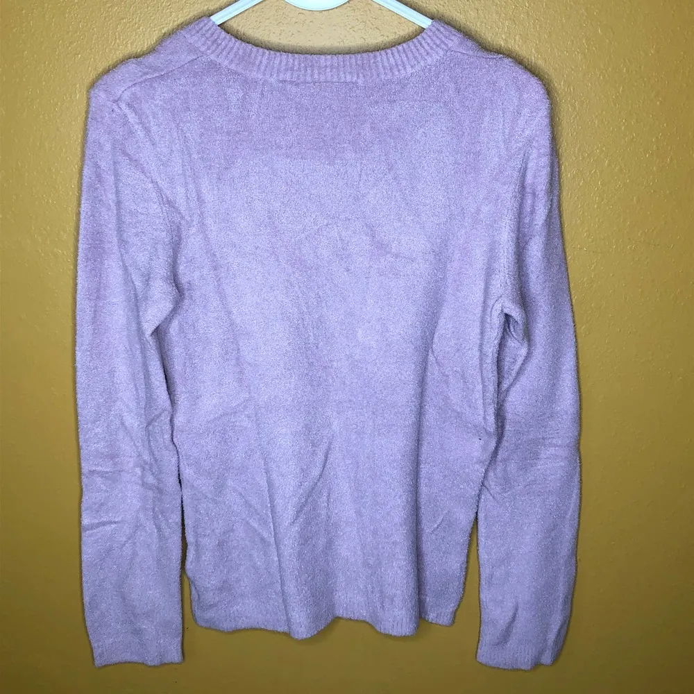 Croft & Barrow Ros Chenille V-Neck Top, S - Image 2