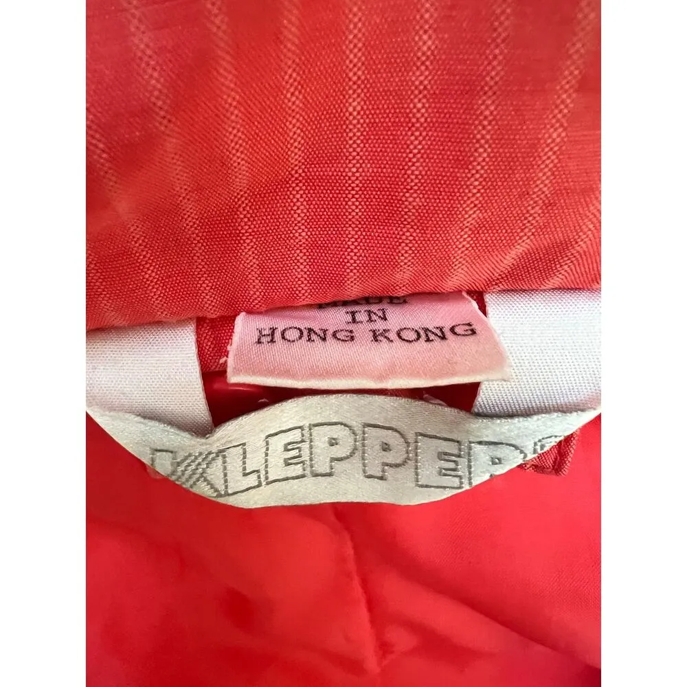 Vintage Klepper Winter Sportswear Ski Snow Coat Size 6 Pink - Image 7
