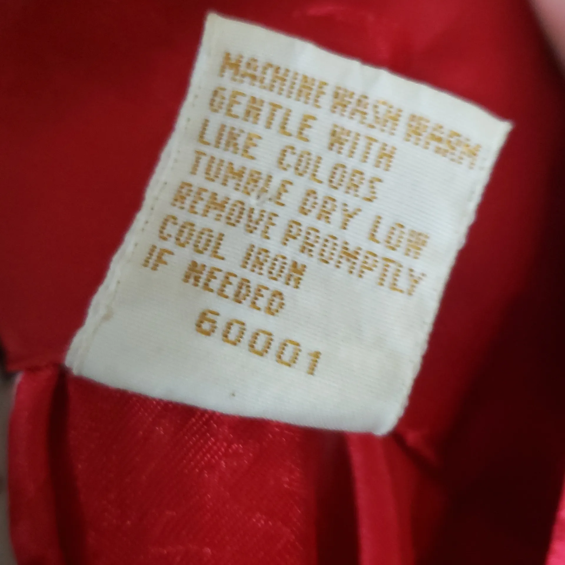 1980’s Vintage Victoria's Secret Gold Label red robe jacquard satin - Image 6