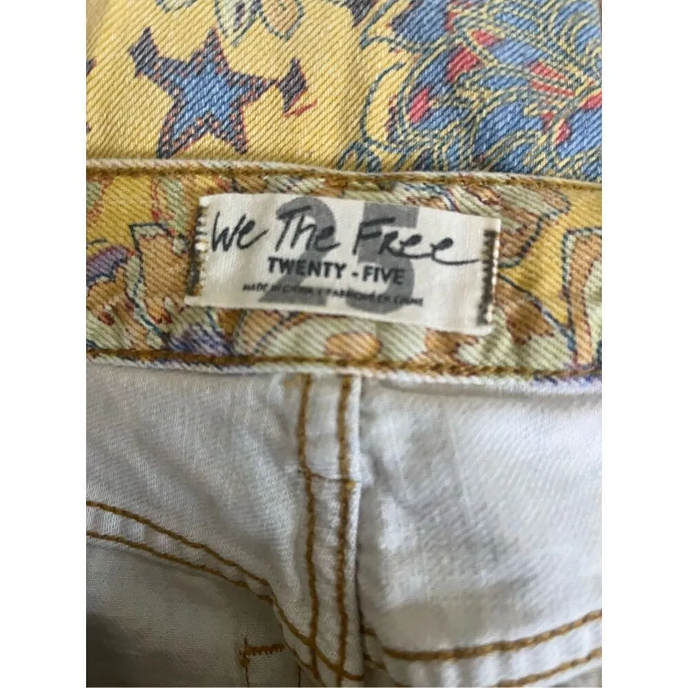 Free‎ People Alani Banana Floral Printed Cutoff Shorts - Image 5