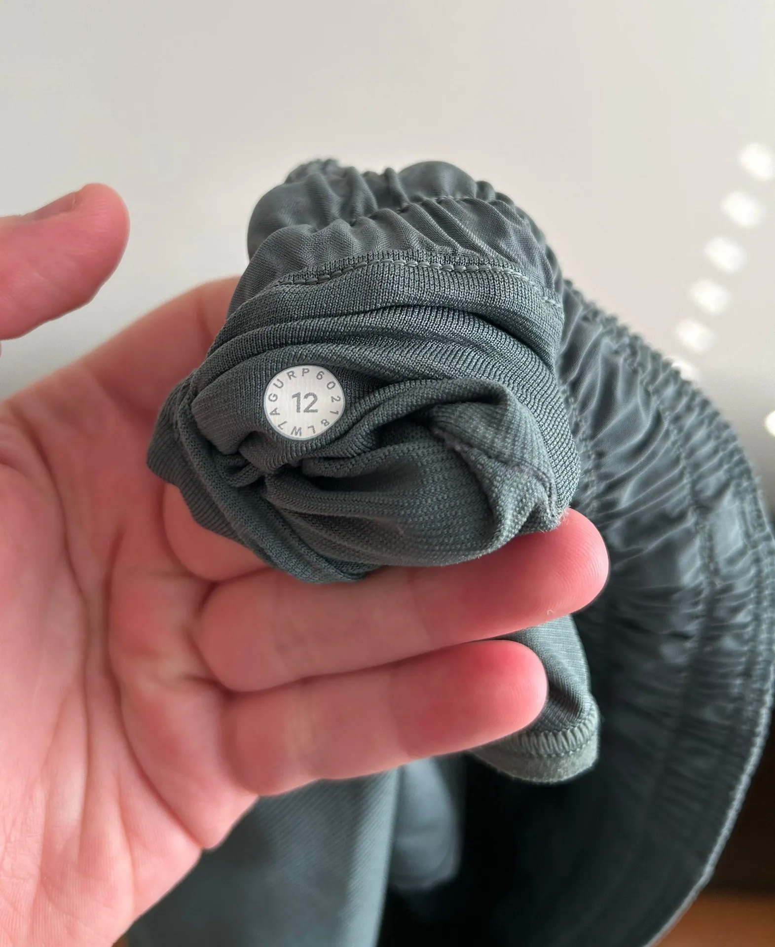 Hotty Hot Shorts 2.5” Low Rise Size 12 in Dark Forest Green Gray - Image 6