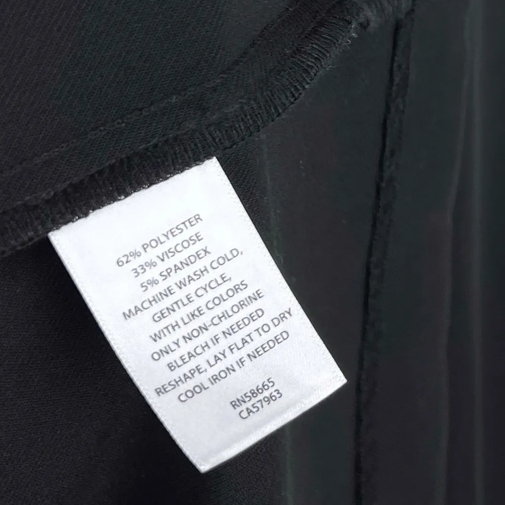 Nordstrom V-Neck Long Sleeve Midi Front Sleeve Sheath Dress in Black - Image 15