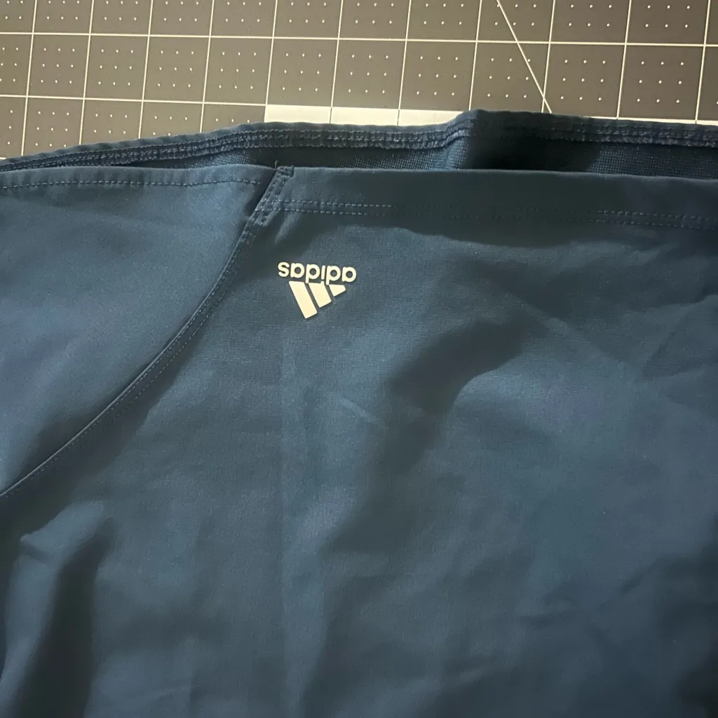 Adidas Dark Blue Mini Skirt - Image 2