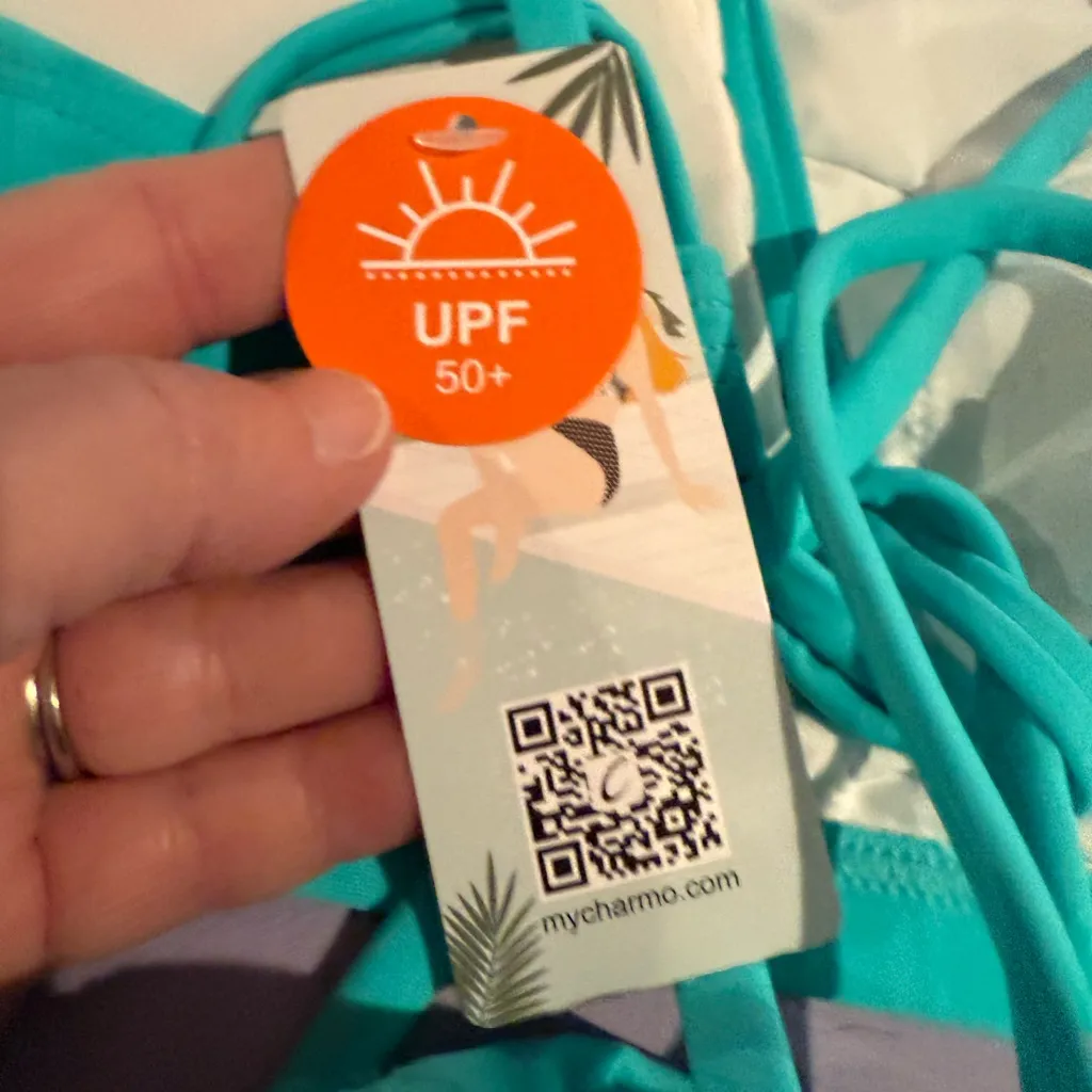 Chic Turquoise Bikini Bathing Suit Set - Image 6