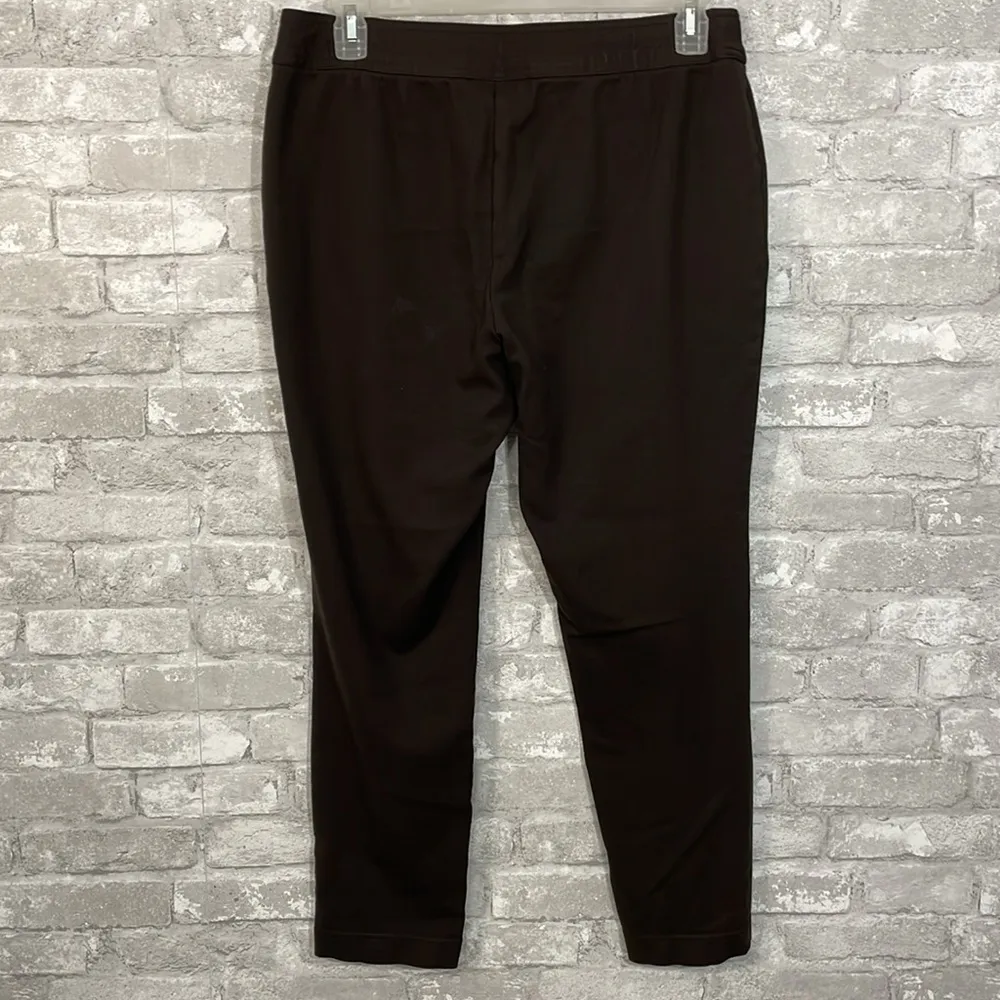 INC International Concepts Brown Stretch Pull on Pants Size 14W - Image 2