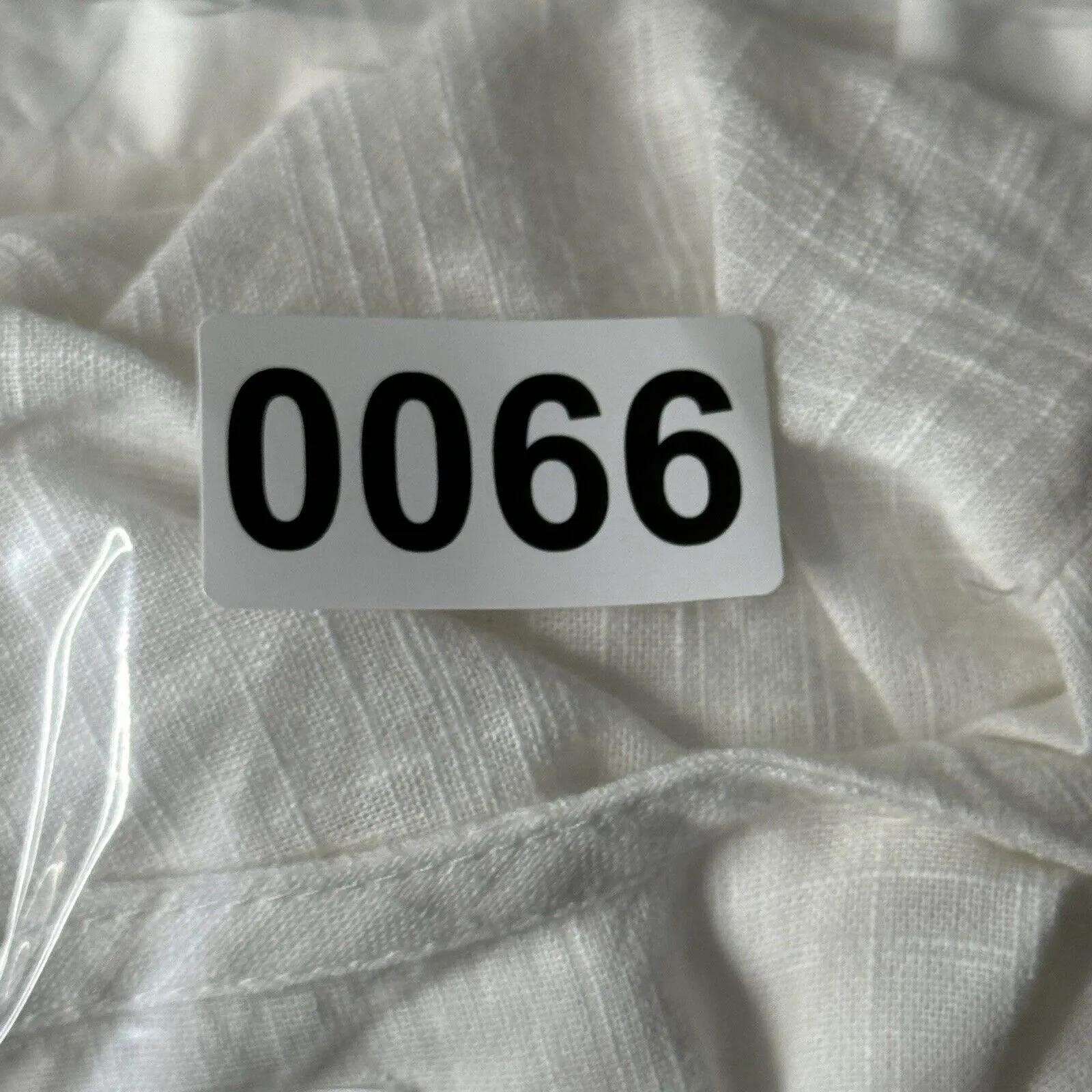 Old Navy Tunic Dress Womens Medium White Flutter Sleeve Square Neck Boho‎ - Image 8