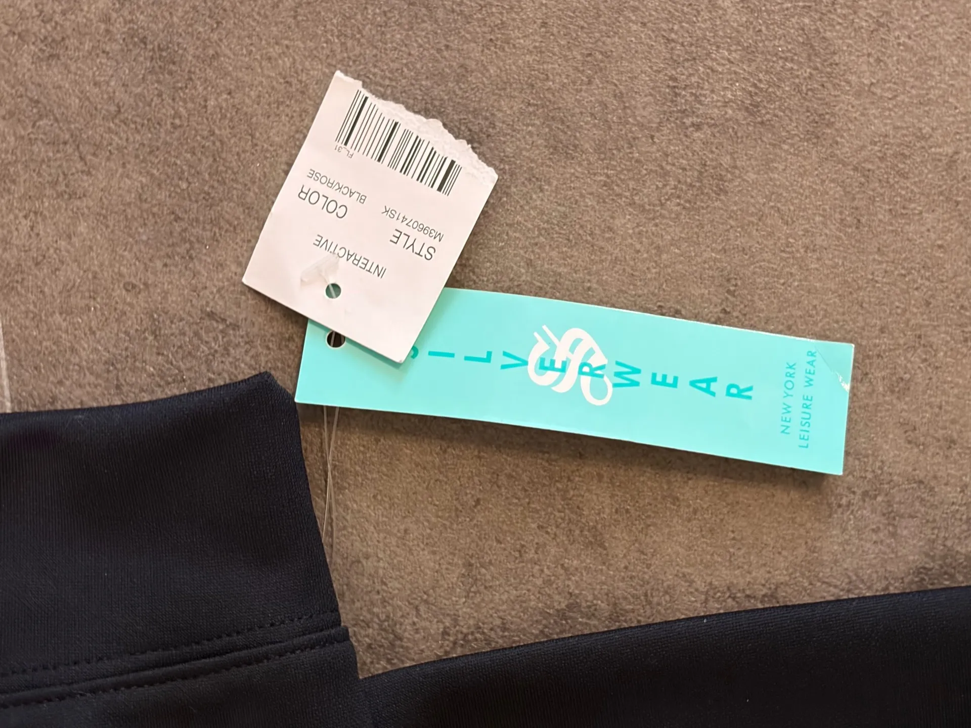 Silver Athletic Jacket Pants, NWT, size large - Image 5