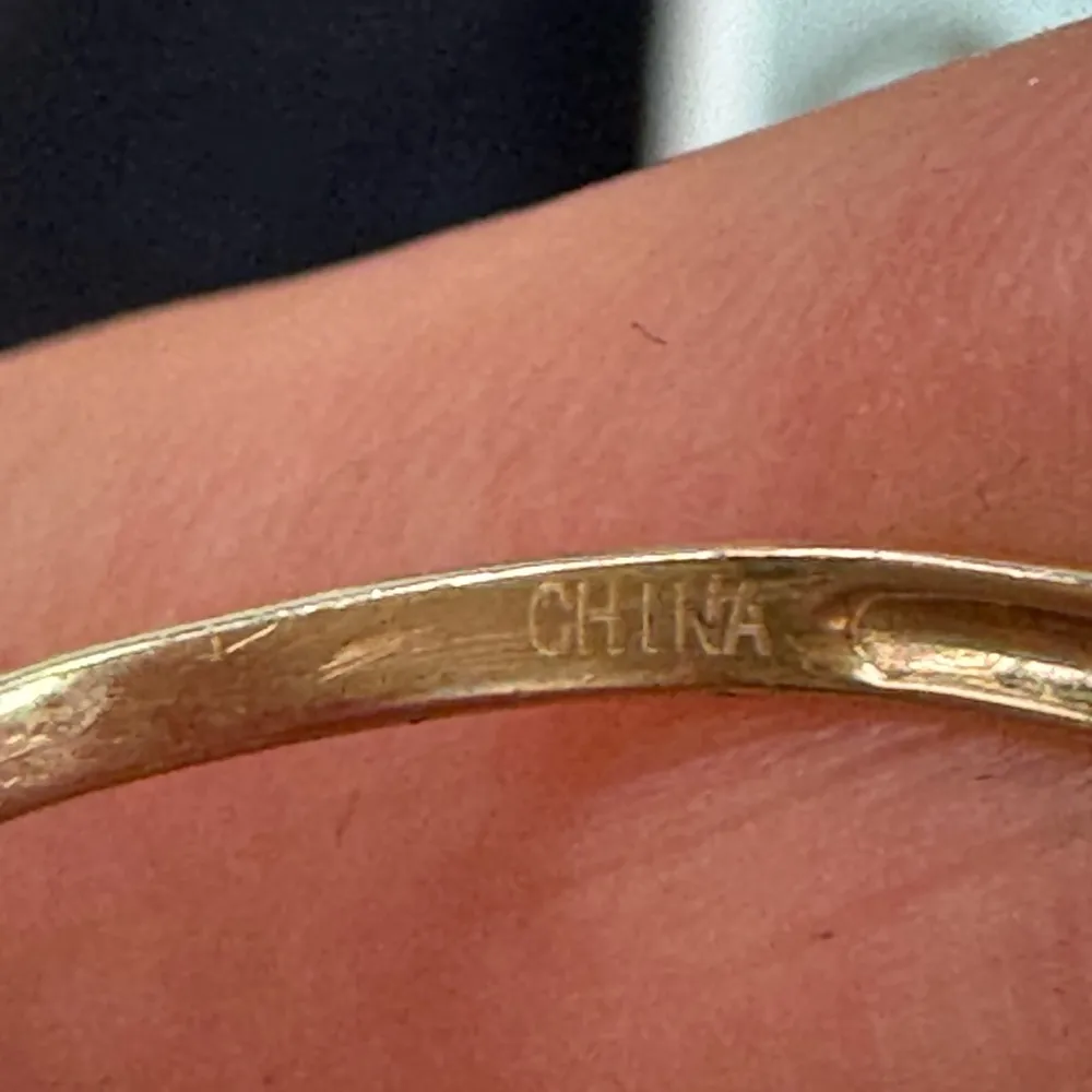 14K RARE Yellow Gold Bezel Amethyst Turquoise Quatrefoil White Agate Ring S 6.5 - Image 12