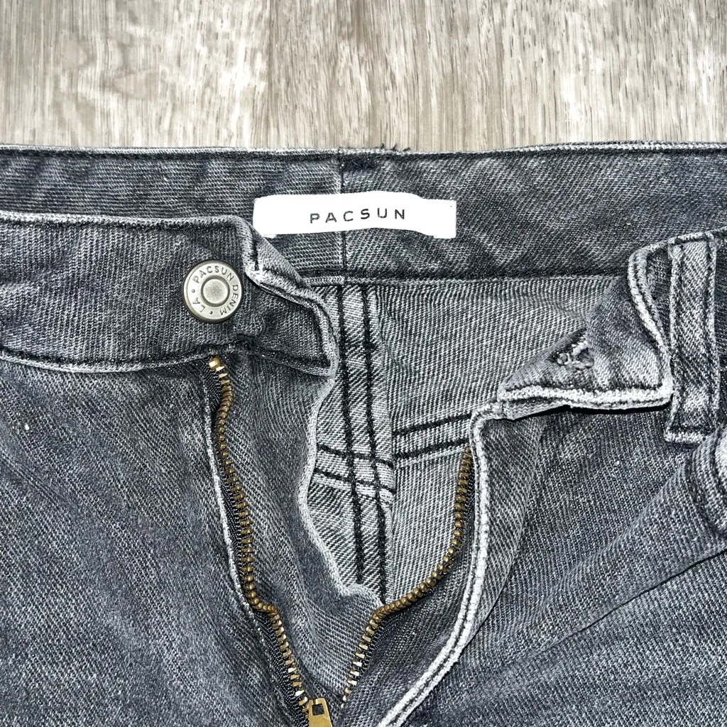 PacSun Charcoal Jean Shorts - Image 2