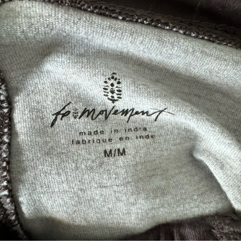 Free People Movement Huddle Printed Layer Rainbow Hoodie Medium - Image 7