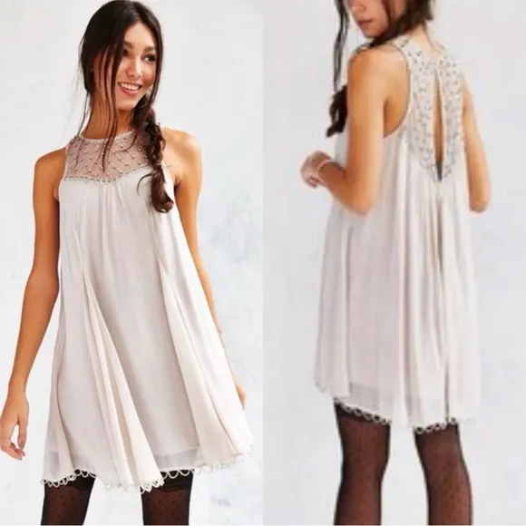 Glynda Embellished Trapeze Dress - Image 2