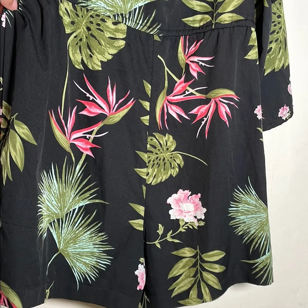 Atmosphere Green Leaf Pattern Top - Image 8