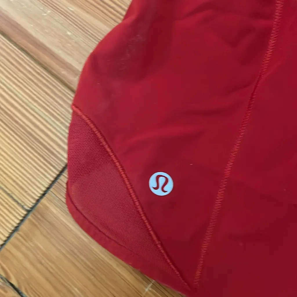 Lululemon  athletica Red Athletic Shorts - Image 3