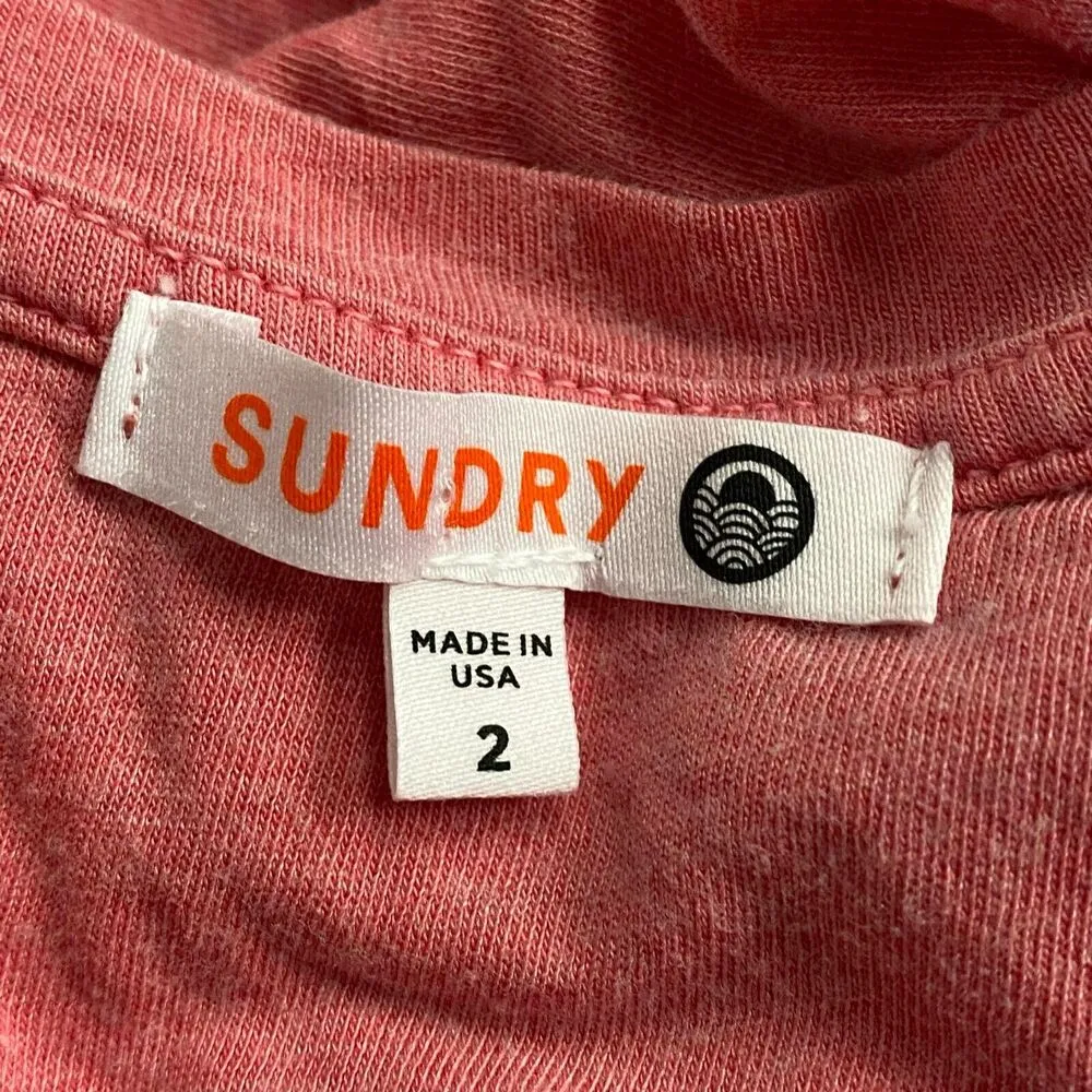 Sundry Women's Tiered Sleeveless Racerback Maxi Dress Pink Size 2 - Image 9