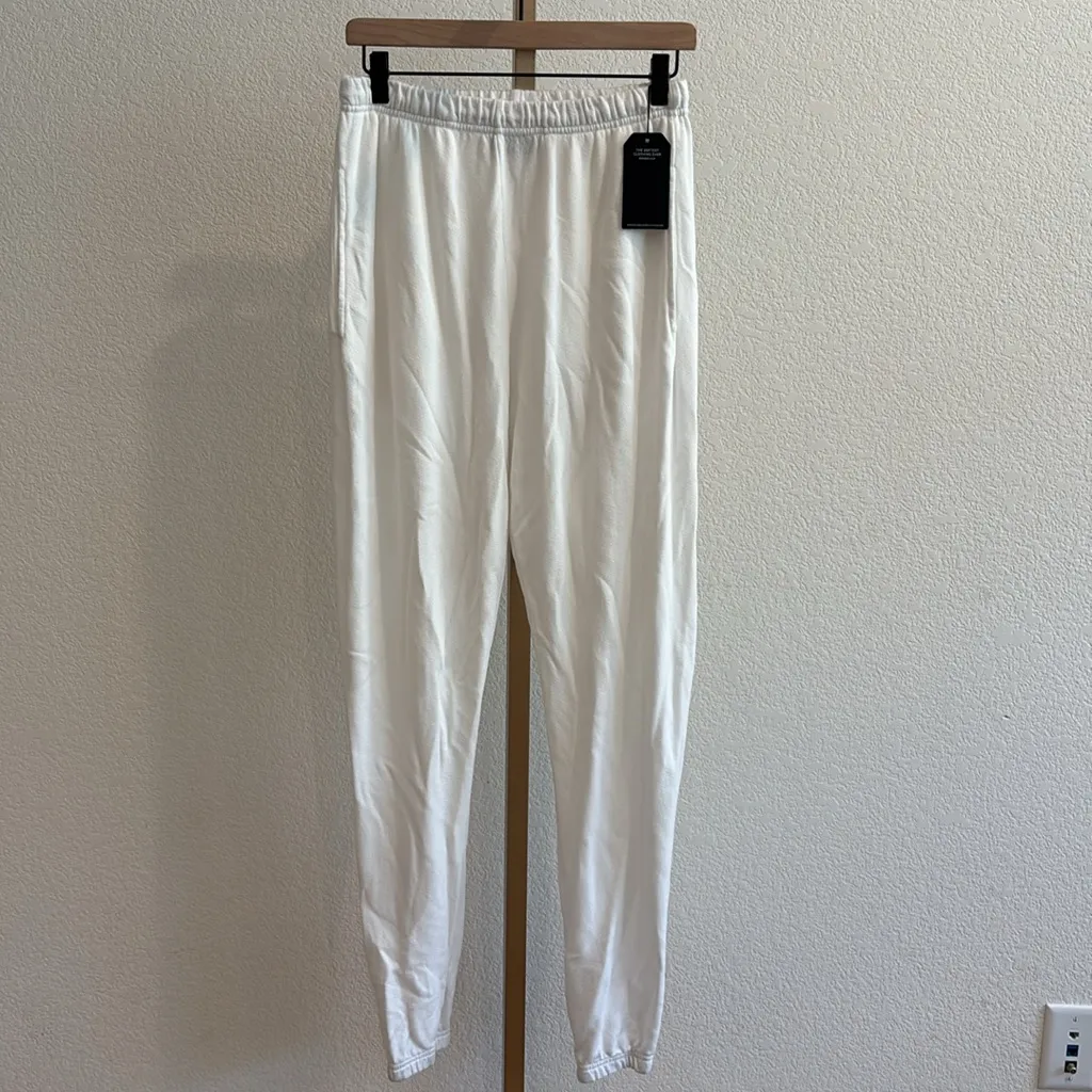 New Michael Lauren Nate Core Crop Sweatpants Size Small - Image 4