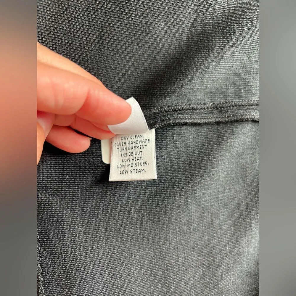 ST JOHN WOOL BLACK LONG JACKET COVER UP SIZE 12 - Image 9