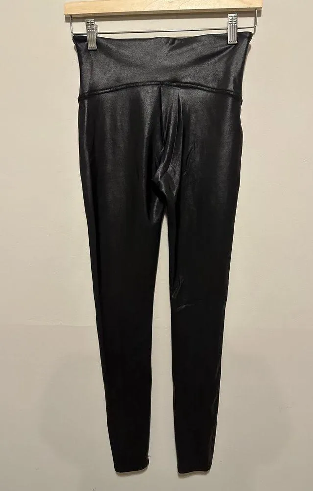 Spanx SPANXshape™ Faux Leather Leggings Black Size M - Image 8