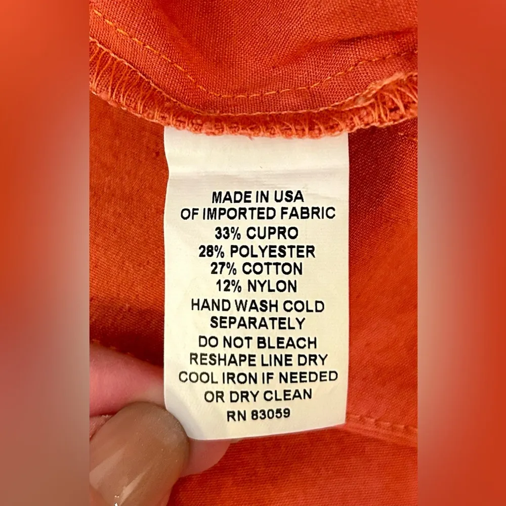 DREW Molly Shorts in Orange Size 8 - Image 8