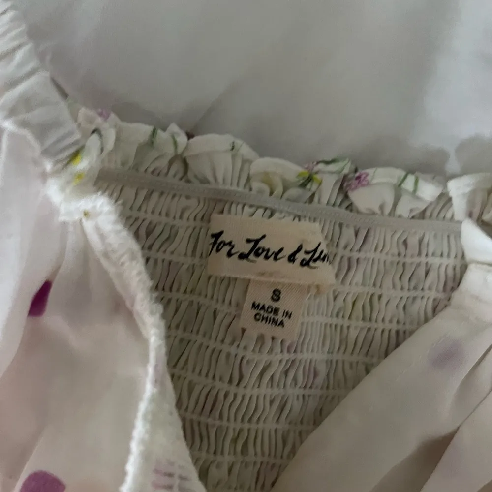 For Love and Lemons Strudel Floral Polka Dot Top - Image 3