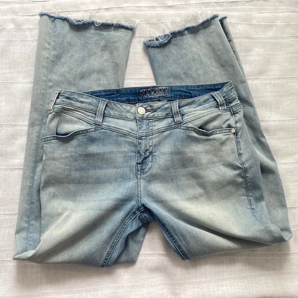 Rock and Roll Cowgirl light denim jeans. - Image 2