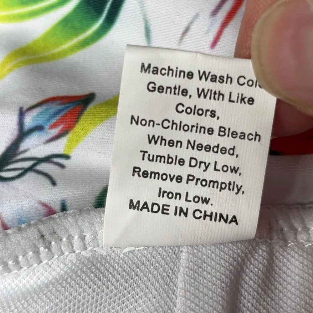 MakeMeChic Boy Short Two Piece Swimsuit New M Red Size M - Image 12