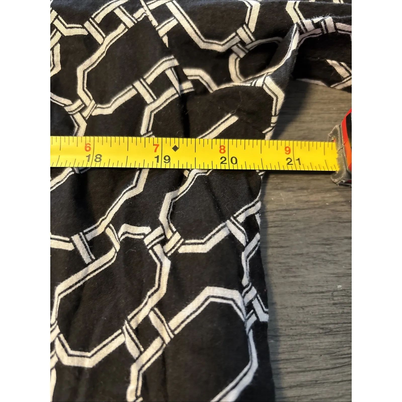 Tropical Escape Women's L Blouse White/ Black Design Bathing Suit cover Shirt - Image 6