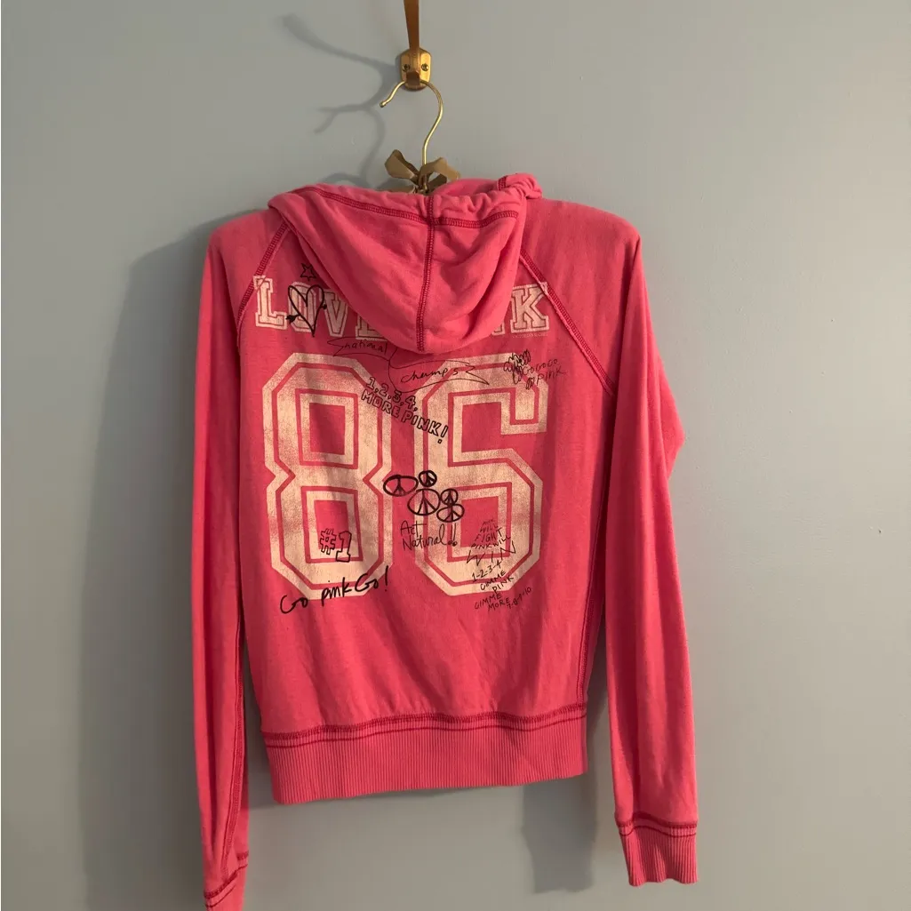 Vintage Pink Victoria's Secret zip - Image 5