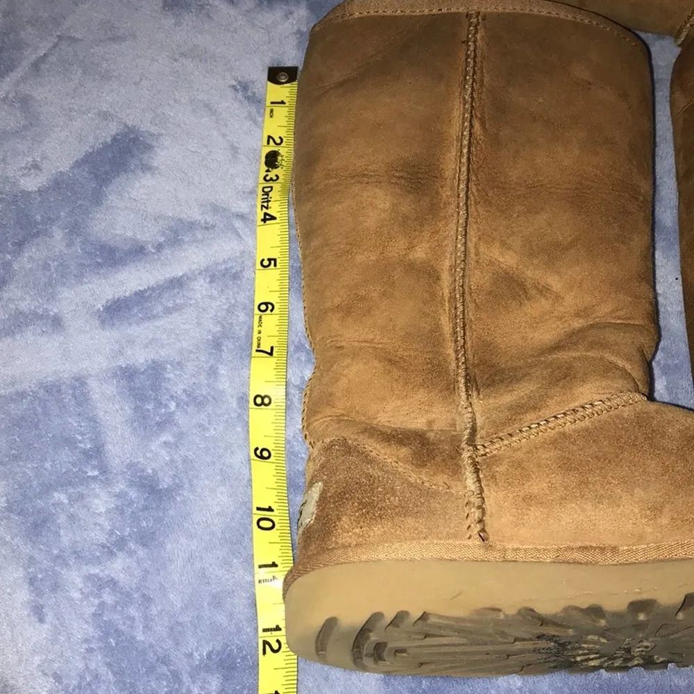 UGG BROWN / TAN WARM MID CALF BOOTS - Image 2