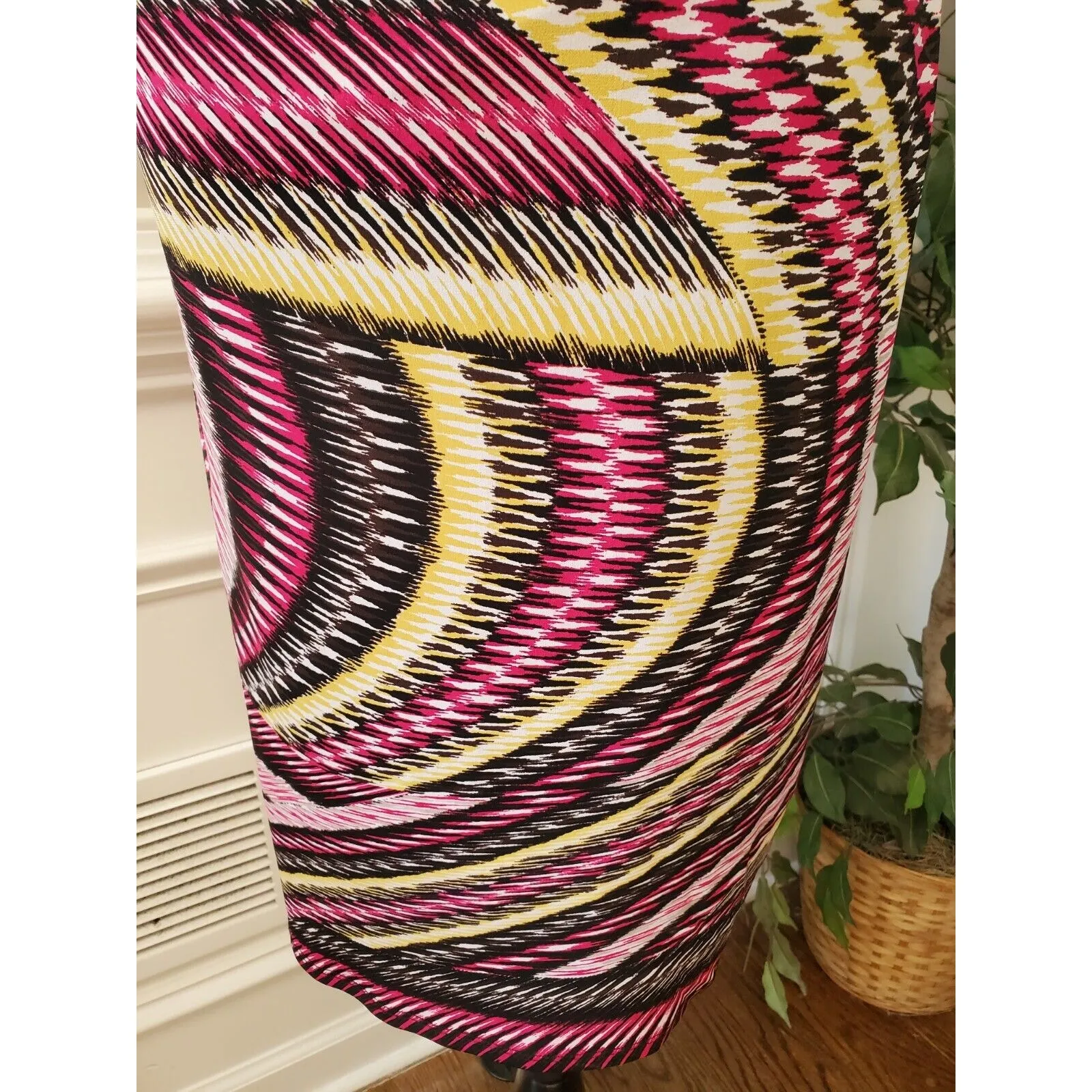 Alfani Women's Multicolor Polyester V-Neck Sleeveless Knee Length Dress Size 20W - Image 4