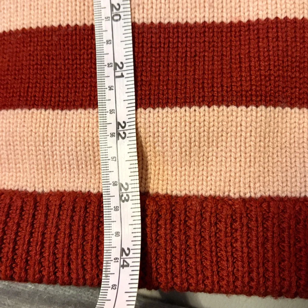 EQUIPMENT
Brittan Wool Sweater In Syrah Red And pink jumper size m
B-1 - Image 14