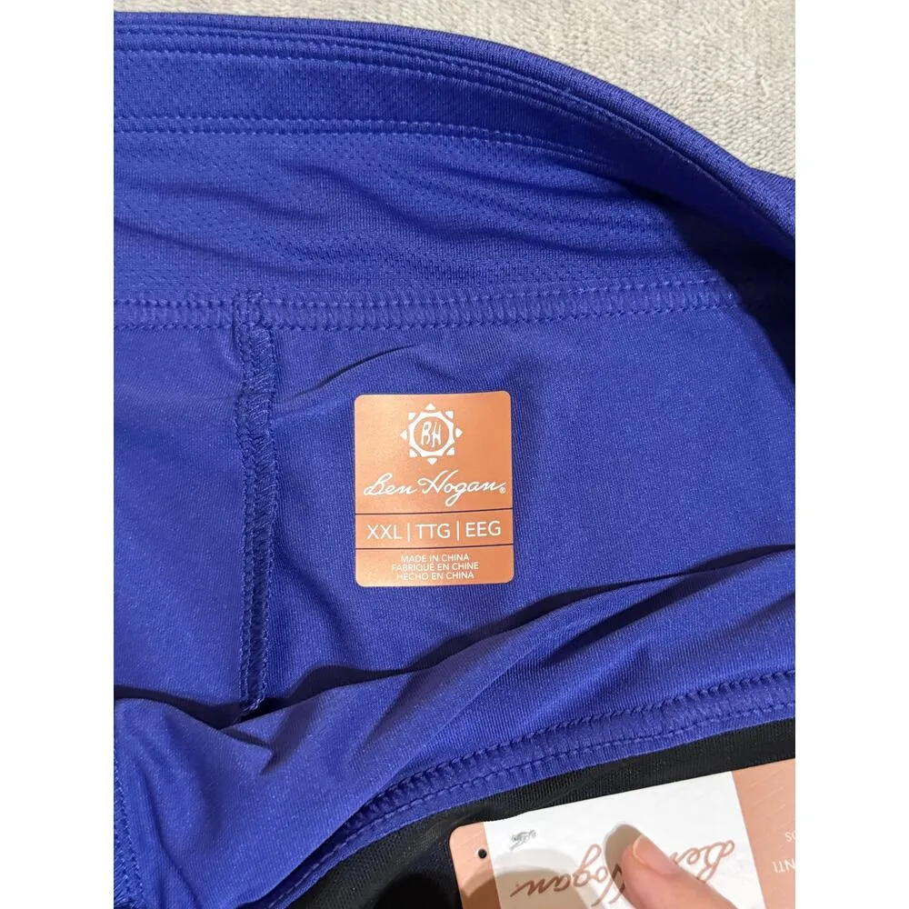 NWT Ben Hogan Size XXL Royal Blue Skort‎ Athletic Golf Tummy Control - Image 3