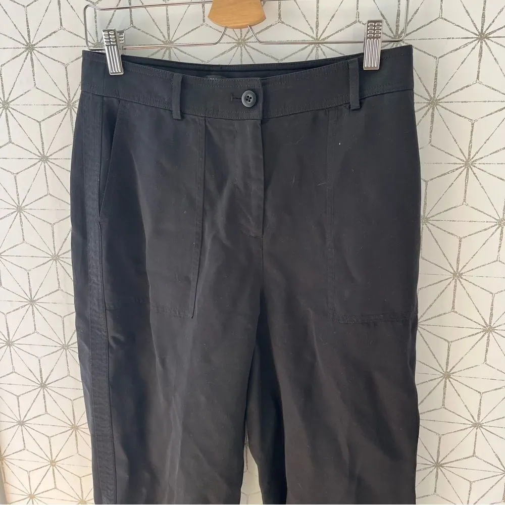 J. Crew Drapey viscose-blend twill pant black - Image 5