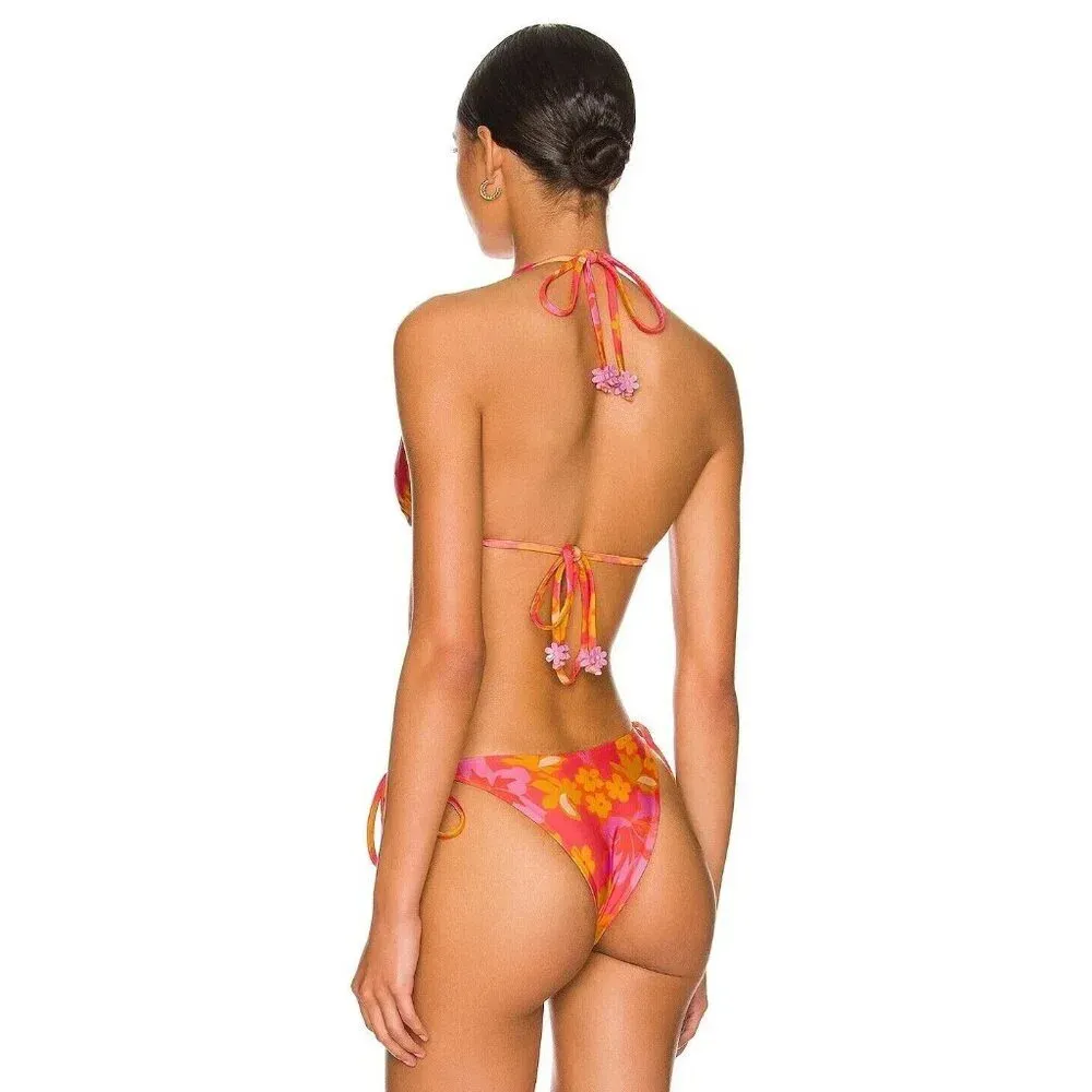 Beach Riot Raquel‎ Hula Hibiscus Floral Bikini - Image 3