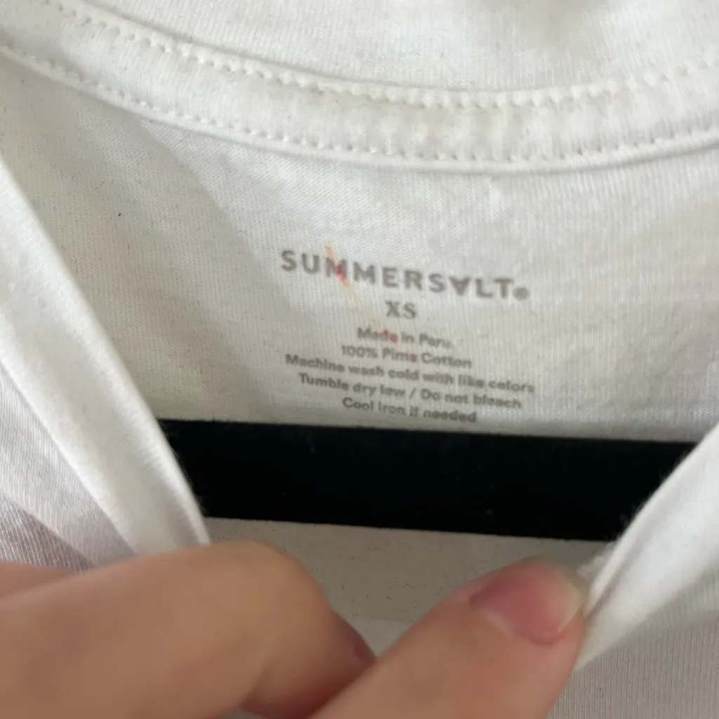 Summersalt Asymmetrical Black and White Dress - Image 2