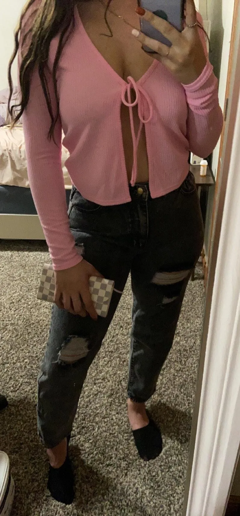 H&M Ribbed Cardigan - Image 3