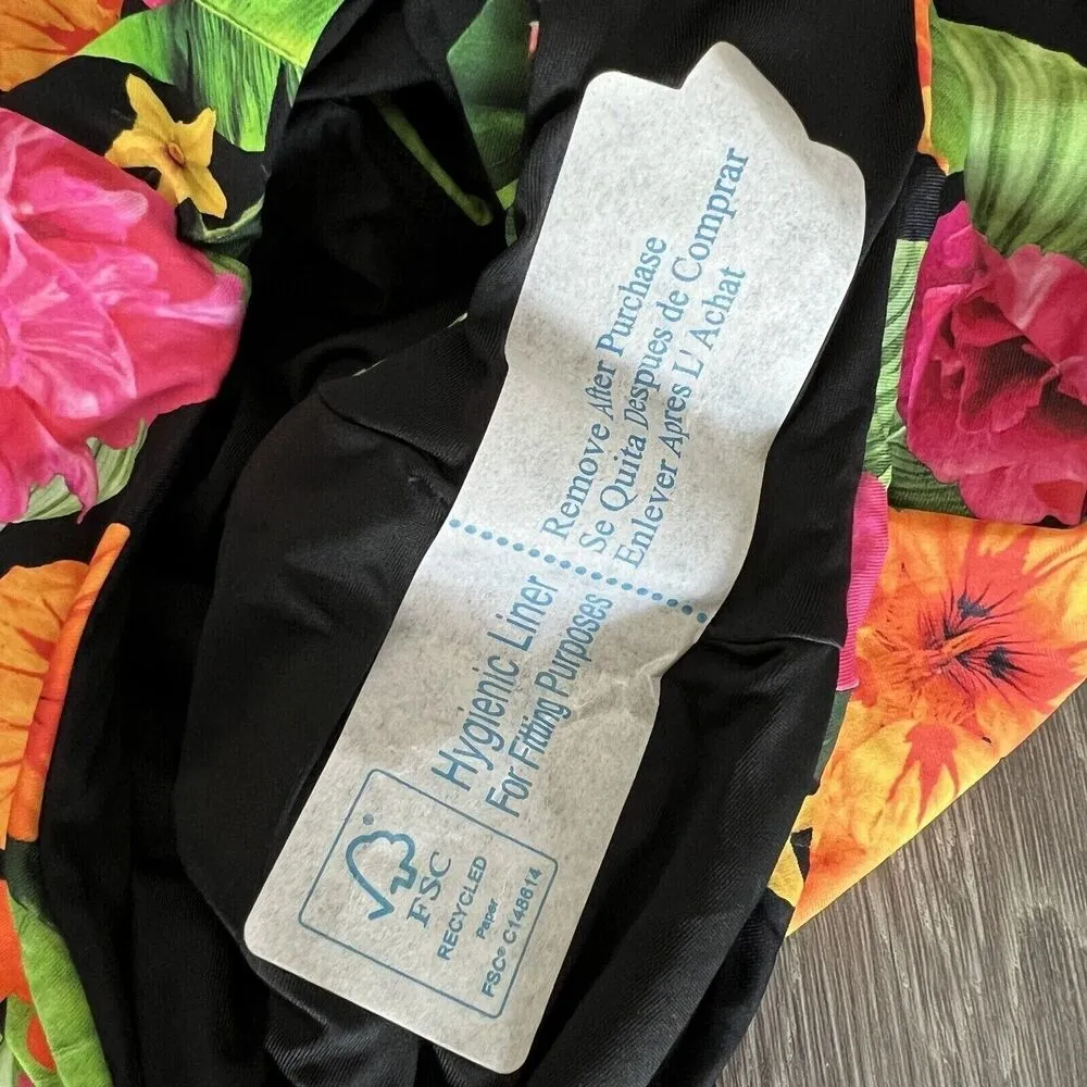 Andie Swim Santorini One Piece Swimsuit Small Colorful Tropical Floral NWT - Image 5