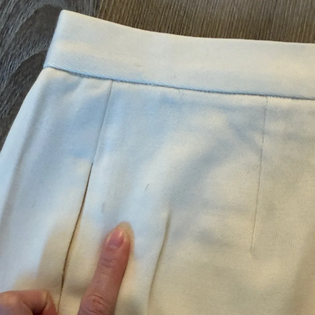 Vintage white ralph lauren collection wool tapered trousers Size 2 - Image 11