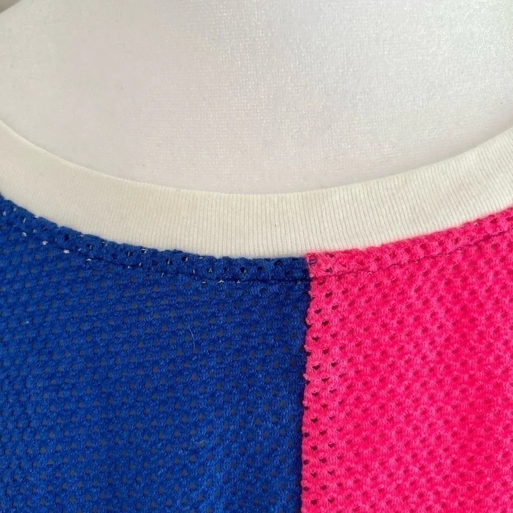 TOMMY‎ Hilfiger sport colourblocked cropped mesh sweater - Image 4
