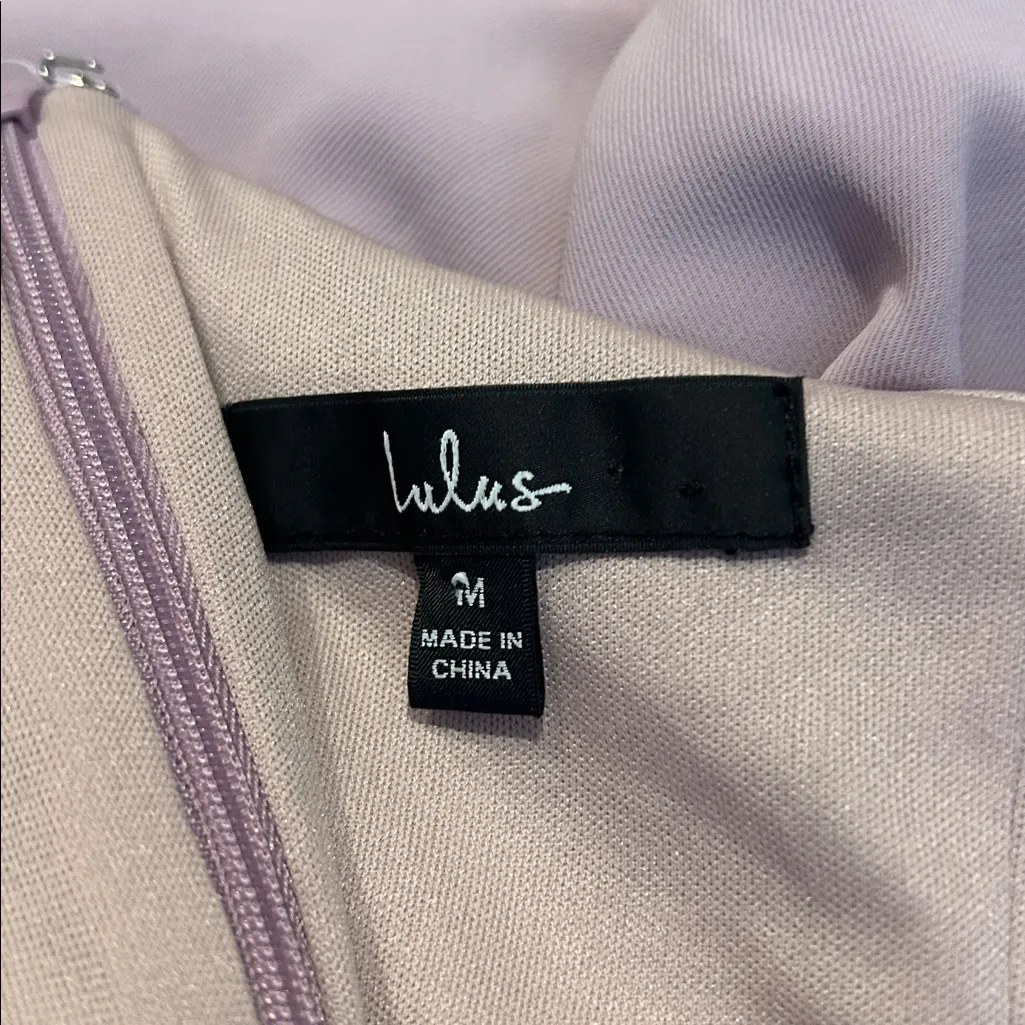 LULUS one shoulder lilac mini dress - Image 6