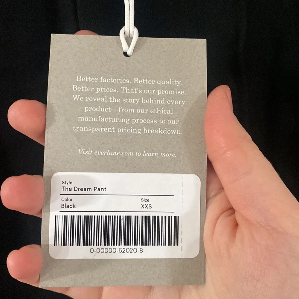 Everlane the dream pant in black size XXS - Image 12