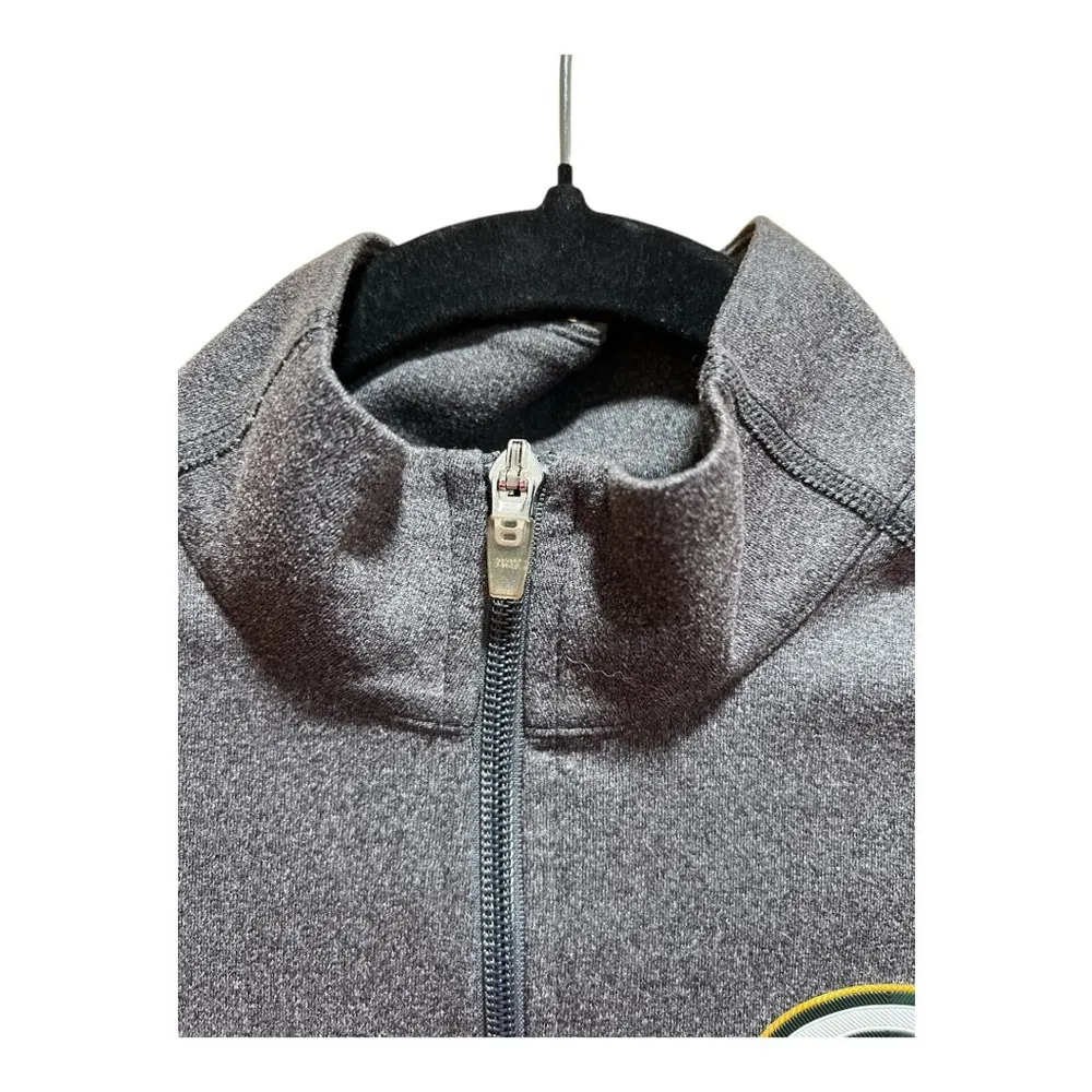 Women's XS Green Bay Packers Cutter & Buck CB DryTec Jacket Gray - Image 5