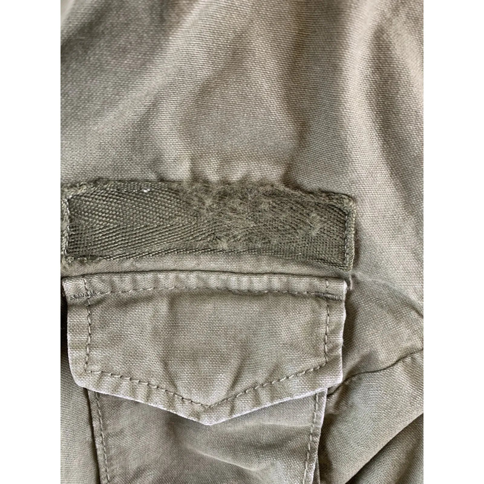 ZARA Women’s Jacket Army Utility Ajustable Waist Drawstring Zipper Green Size S - Image 2