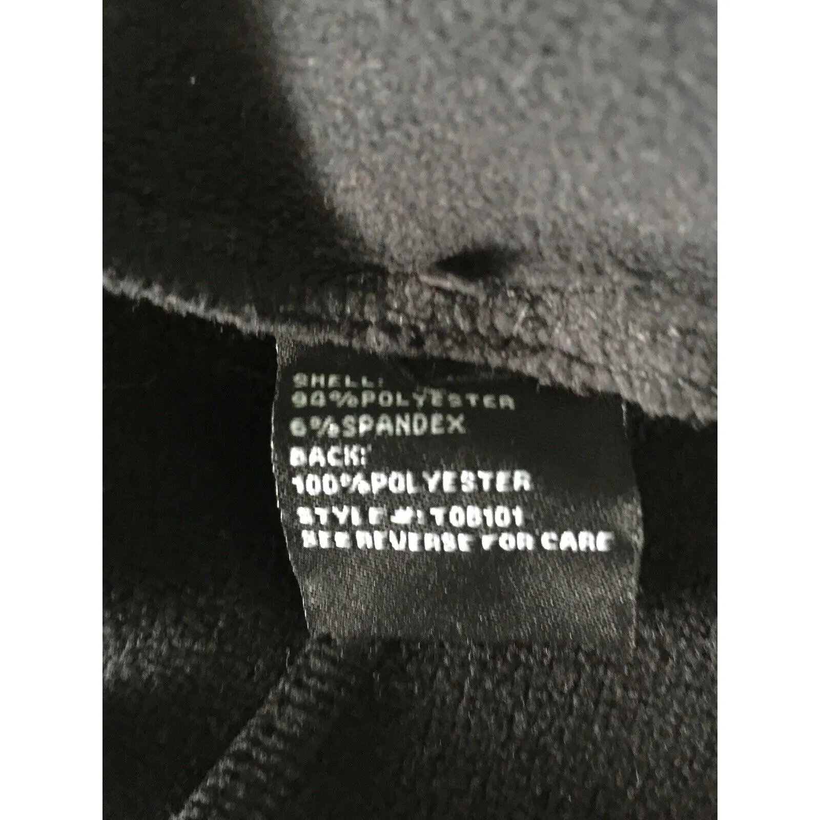 Blanc Noir Zip Front Hooded Active Utility Jacket Windbreaker Black Size Medium - Image 10