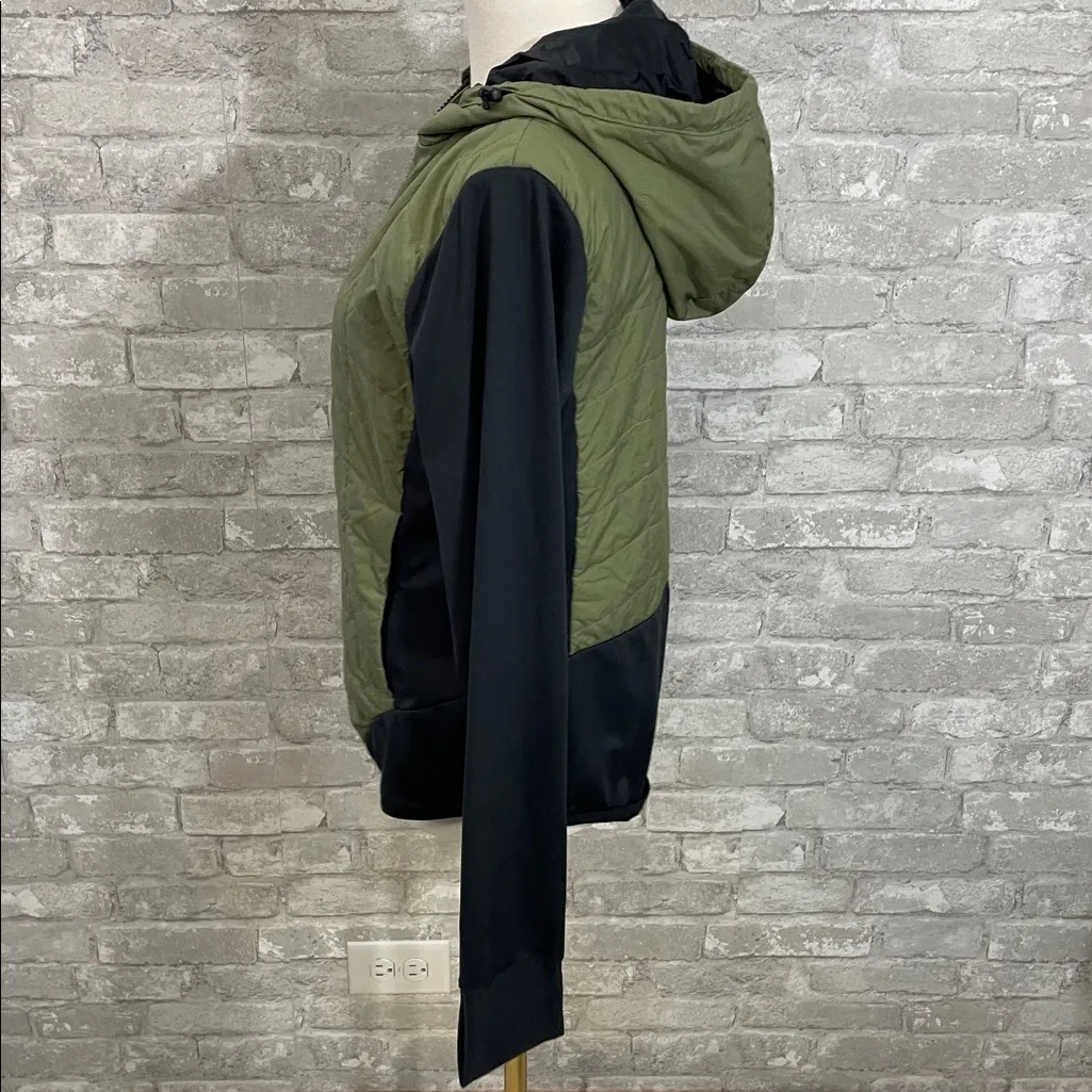 CORE 10 Olive Insulated Light Weight Outdoor Running Active Jacket Green Size M - Image 2