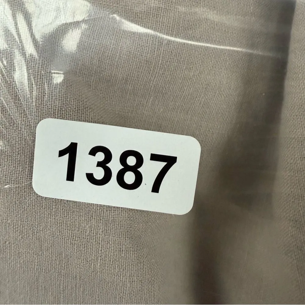 BCBGMaxazria women’s size medium wide leg linen blend‎ drawstring pants ￼ - Image 7