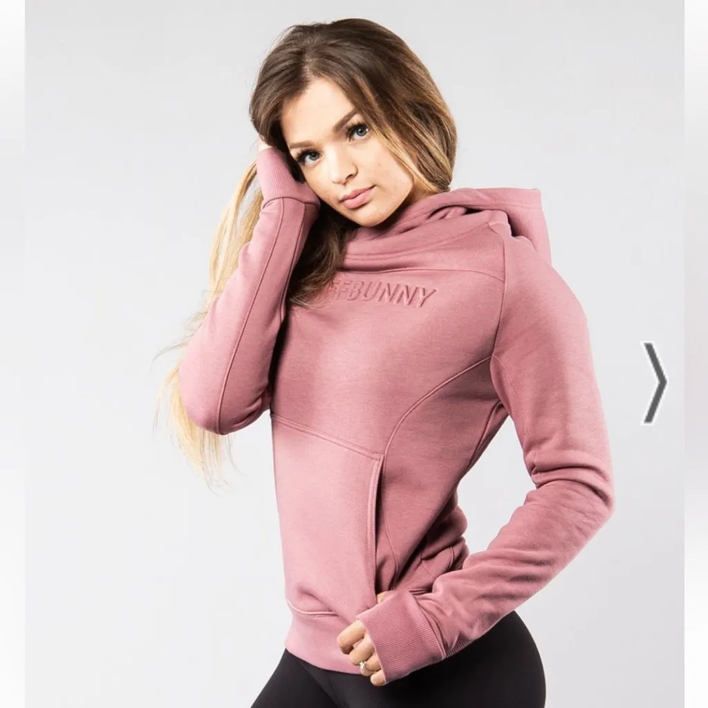 BuffBunny Collection Beyond Pullover Hoodie Cotton Blend - Echinacea Pink Mauve - Image 9