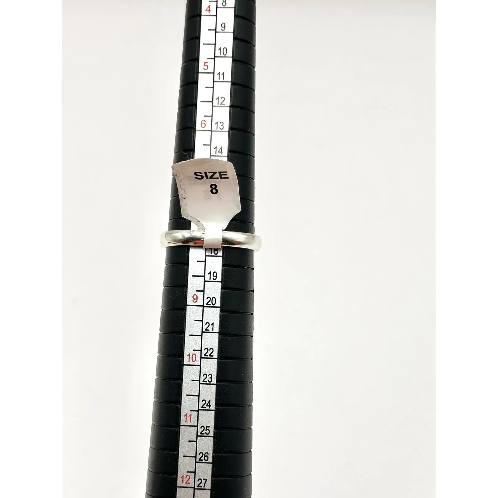 Ethiopian Opal Sterling Silver Handmade Ring Size 8 - Image 8