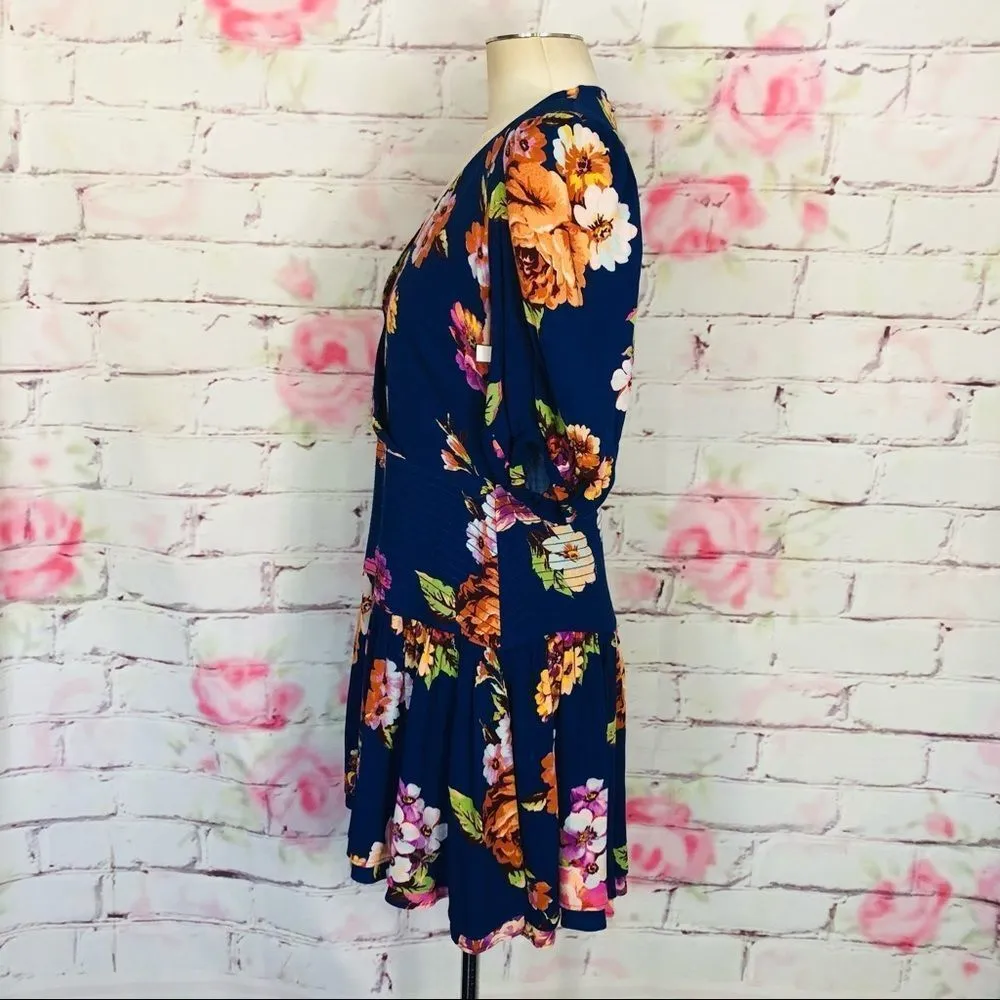 AFRM Camilla blue floral mini dress - Image 13